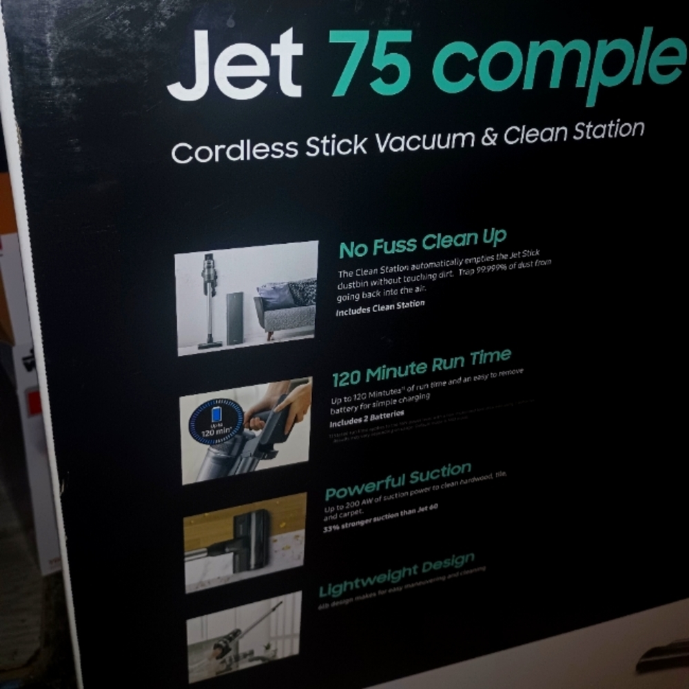 Samsung 75 complete vacuum